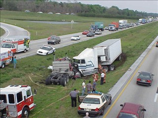 Car Accident Scene