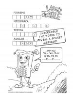 Word Jumble Activity Sheet