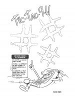 Tic Tac 911 Activity Sheet