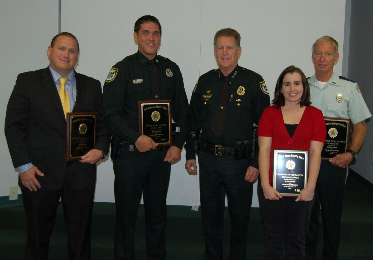 Sheriff's Office Employees Of The Quarter Honored Image