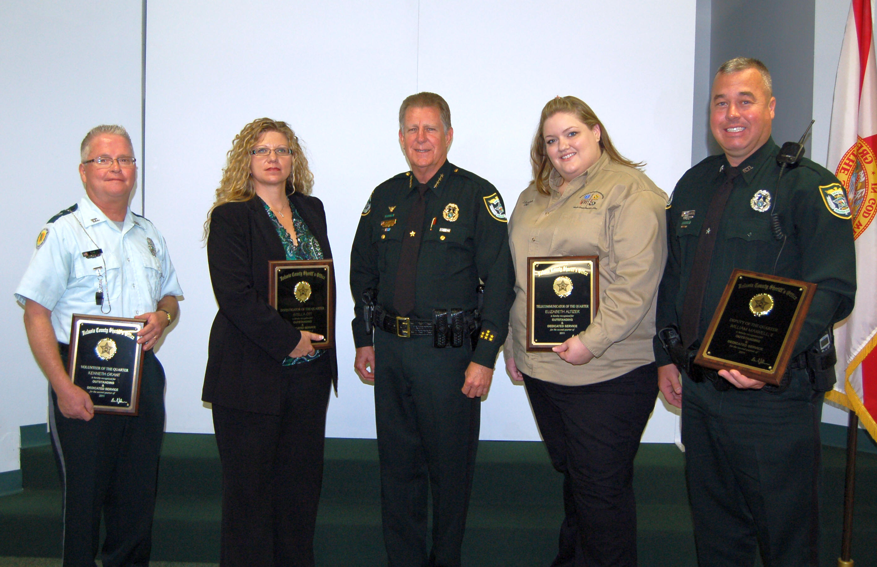 Sheriff's Office Employees Of The Quarter Honored Image