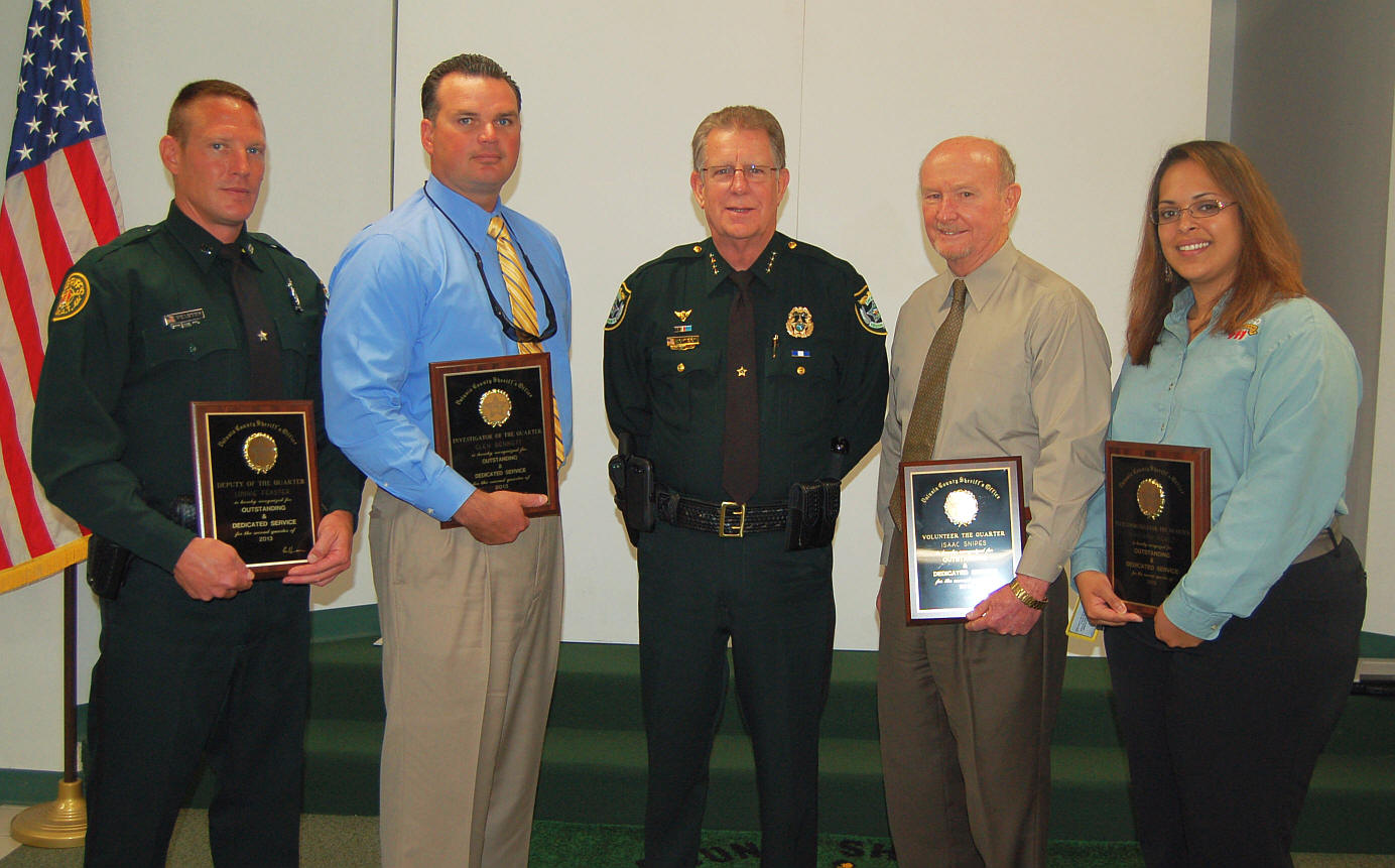 Sheriff's Office Employees Of The Quarter Honored Image