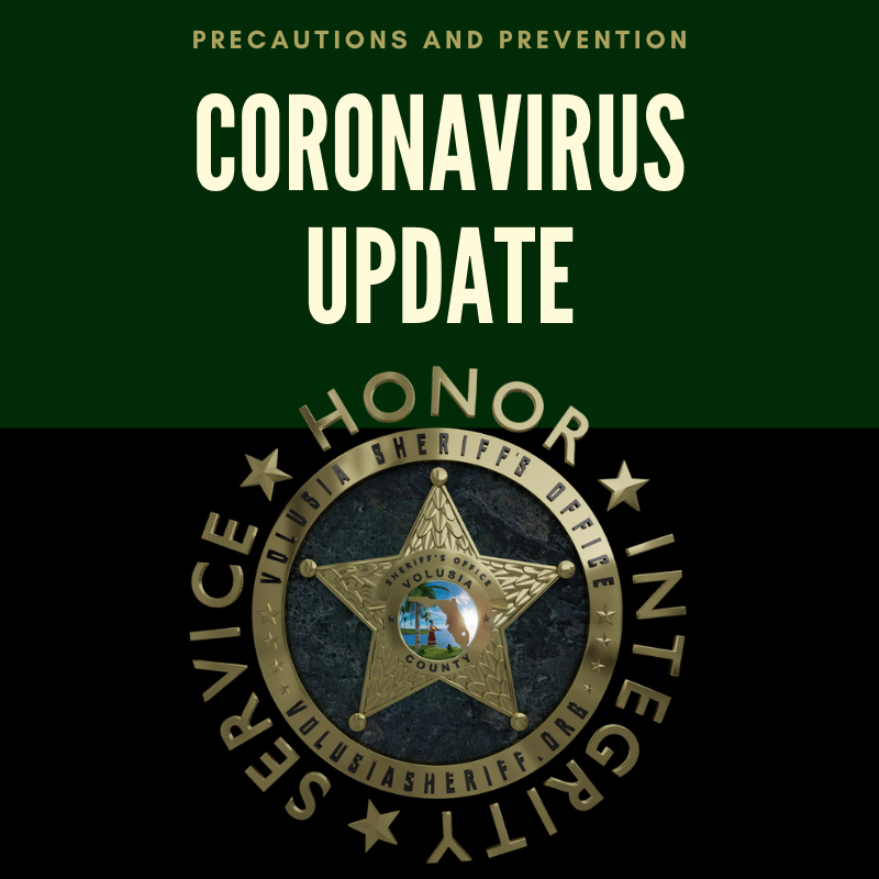 UPDATES: Coronavirus Precautions At Volusia Sheriff's Office Image