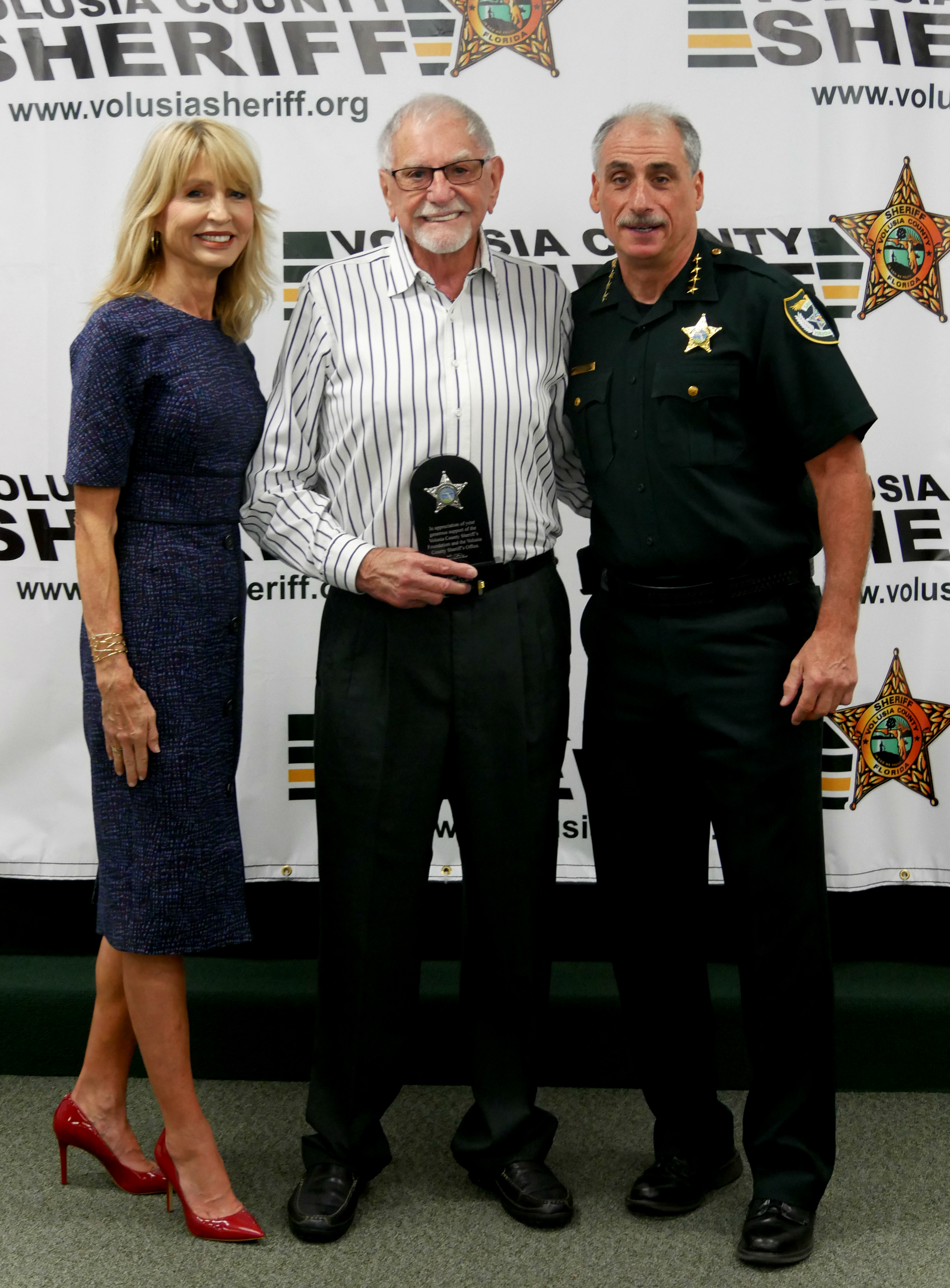 Sheriff Chitwood Recognizes L. Gale Lemerand's Major Financial Contribution To VCSO Training & Education Image